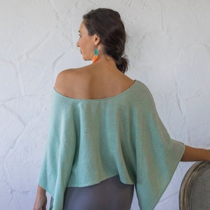 Raw Silk Crop Top Boho Crop Top Summer Tee Raw Silk Blouse Top Free Size Top Plus Size Boho Top Plus Size Blouse Raw Silk Poncho
