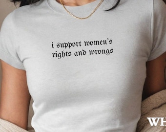 おもしろベビーTシャツ、女性の権利と不当性を支持するベビーTシャツ、おもしろユーモアTシャツ、フェミニストTシャツ、女性エンパワーメントTシャツ、彼女へのギフト