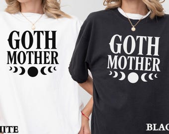 Halloween Mom Shirt, Comfort Colors Mom T-Shirt, Funny Goth Mother Halloween Shirt, Halloween Mama Tee, Spooky Mom T, Halloween Gift for Mom