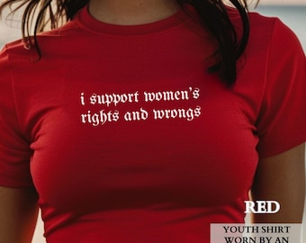 おもしろベビーTシャツ、女性の権利と不当性を支持するベビーTシャツ、おもしろユーモアシャツ、フェミニストシャツ、女性エンパワーメントシャツ、彼女へのギフト