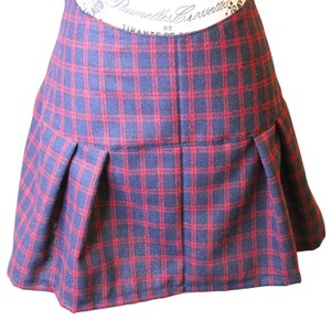 The VM Kilt Skirt - Dark Academia Short Tartan Skirt, 90s Y2K Gothic Punk School Girl Skirt, Christmas Party Outfit, Christmas Gift for Her