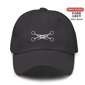 Gepersonaliseerde geborduurde hoed, aangepaste Lesbian Pride Sapphic schaar geborduurde pet, grappig geborduurd cadeau voor haar, LGBTQIA vriendin cadeau