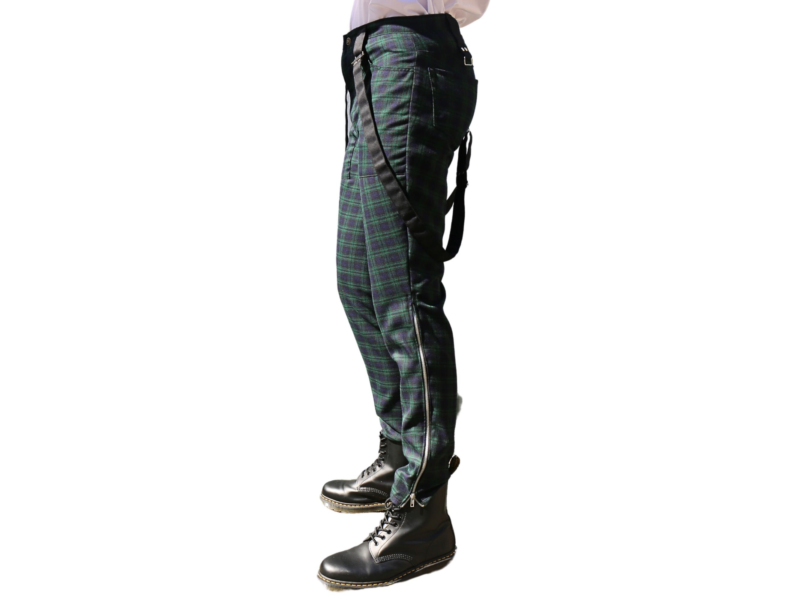 パンツ vintage bondage design pants gimmick Vintage Y2K Tripp NYC Skinny-Fit Goth Punk Cyber Grunge