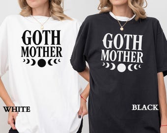 Halloween Mom Shirt, Comfort Colors Mom T-Shirt, Funny Goth Mother Halloween Shirt, Halloween Mama Tee, Spooky Mom T, Halloween Gift for Mom