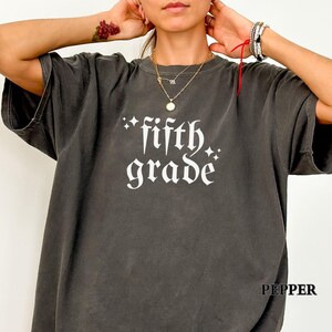 Fifth Grade Teacher Shirt, Comfort Colors 5th Grade Teacher Shirt, Fifth Grade Team Back to School Tee, Elementary Teacher Appreciation Gift