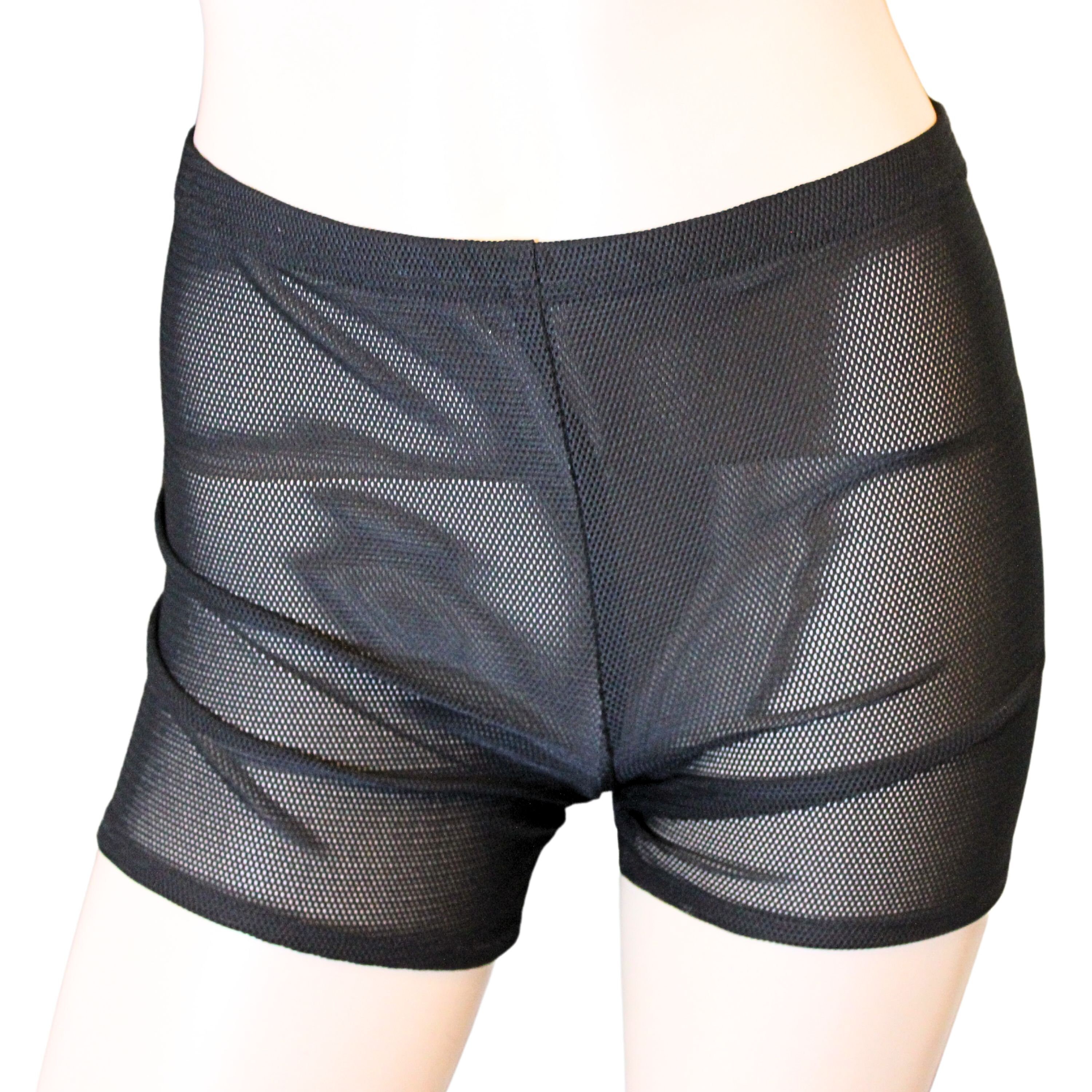 Fishnet store white shorts