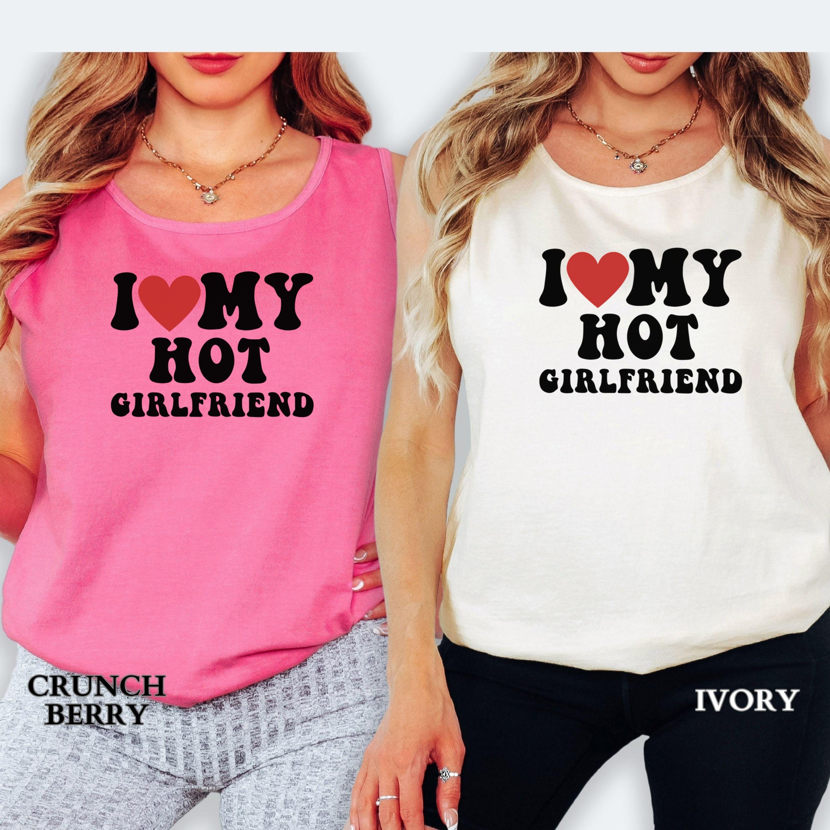 Lesbian Pride Comfort Colors Tank Top,i Love My Hot Girlfriend