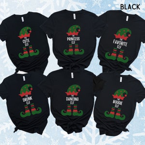 Passende Familien Shirts, Familie Weihnachtsshirts, Benutzerdefinierte Elf Shirts, Weihnachtsgeschenke, personalisierte Elf TShirt, Passende Weihnachts Sweatshirts