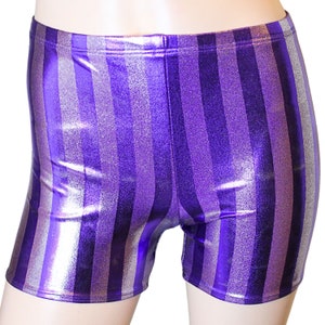 The VM Sparkly Booty Shorts - Holographic Festival Shorts, Roller Derby Unisex Booty Shorts, Sparkly EDM Pole Dance Hot Pants, 90s Y2k Gift