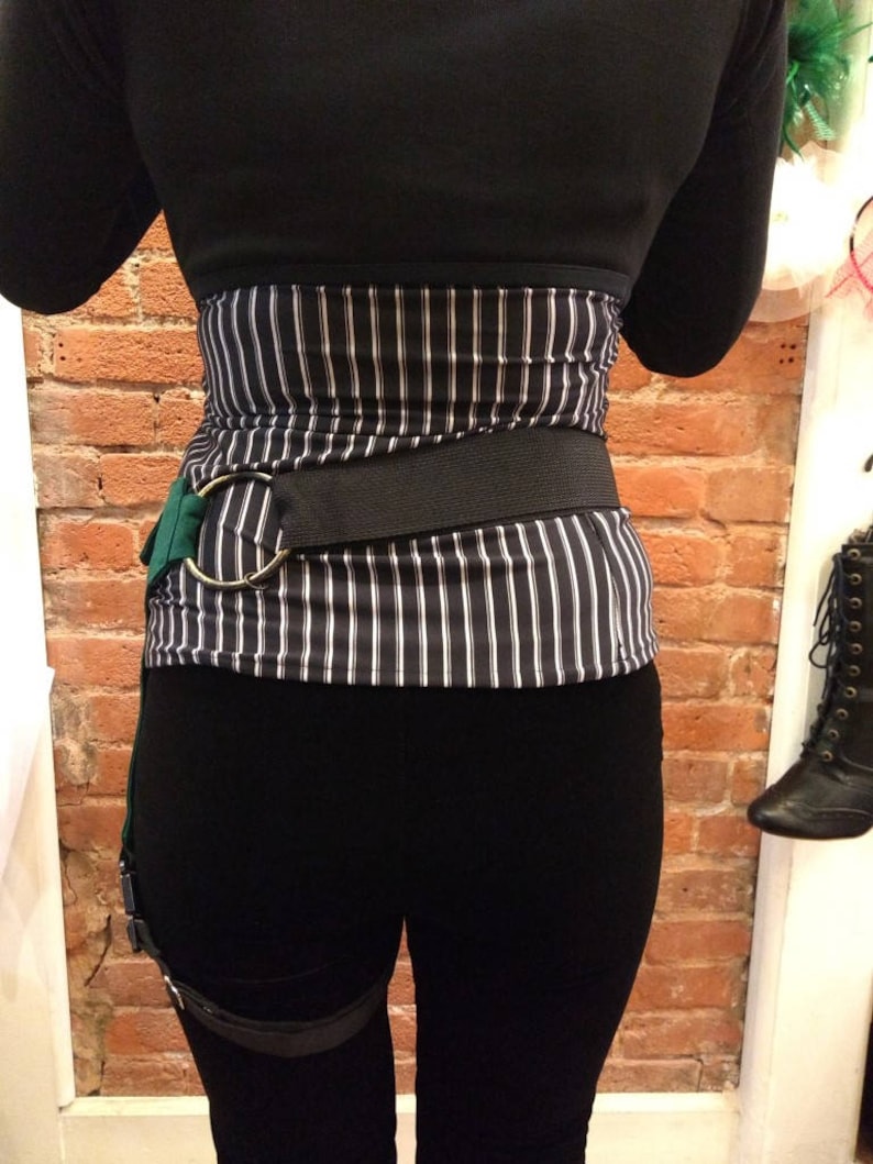 Steampunk Pocket Belt Green
