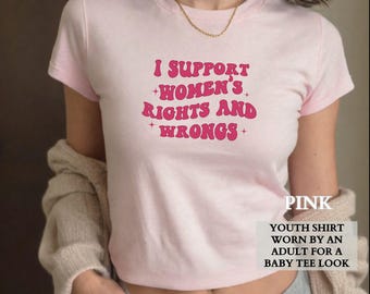 おもしろベビーTシャツ、女性の権利と不当性を支持するベビーTシャツ、おもしろユーモアTシャツ、フェミニストTシャツ、女性エンパワーメントTシャツ、彼女へのギフト