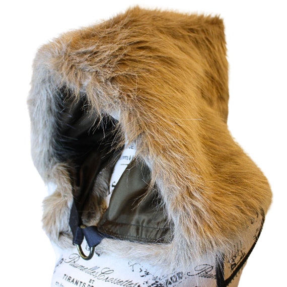 福袋 セール VM The Faux Brown - Pocket Hidden W Hood Festival Fur ジャケット・アウター