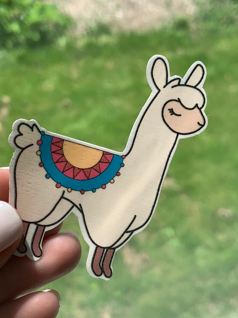 Llama Sticker Etsy