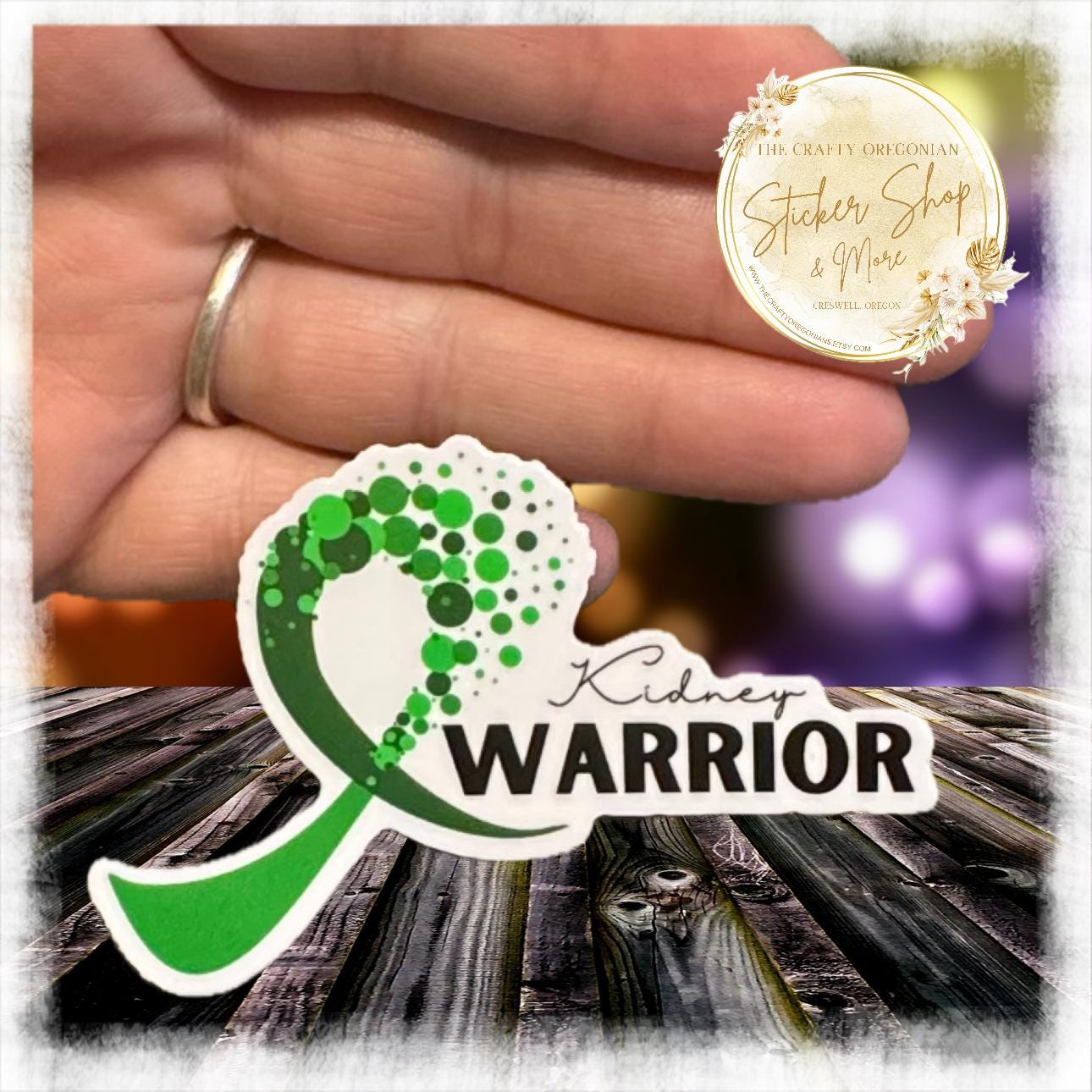Kidney Disease Awareness Sticker, Kidney Warrior Sticker, Gift for Mom ...