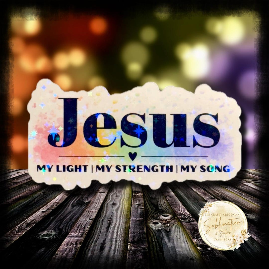 Jesus Stickers, Christian Stickers, Religious Stickers, Worship Stickers, Christian Gifts for ...