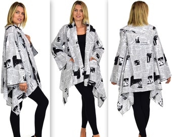 nike newsprint jacket ladies