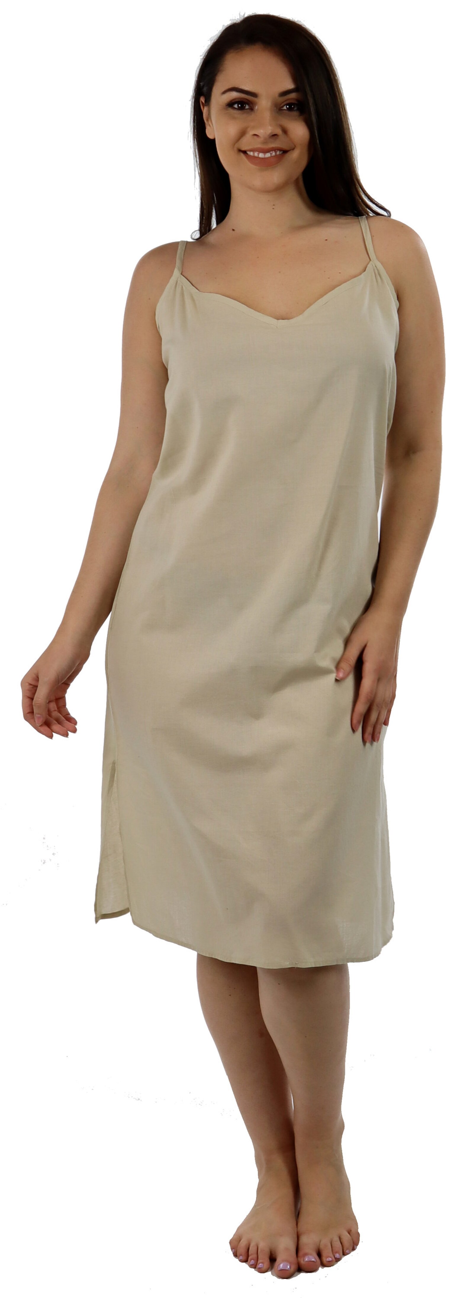 plus size cotton slip