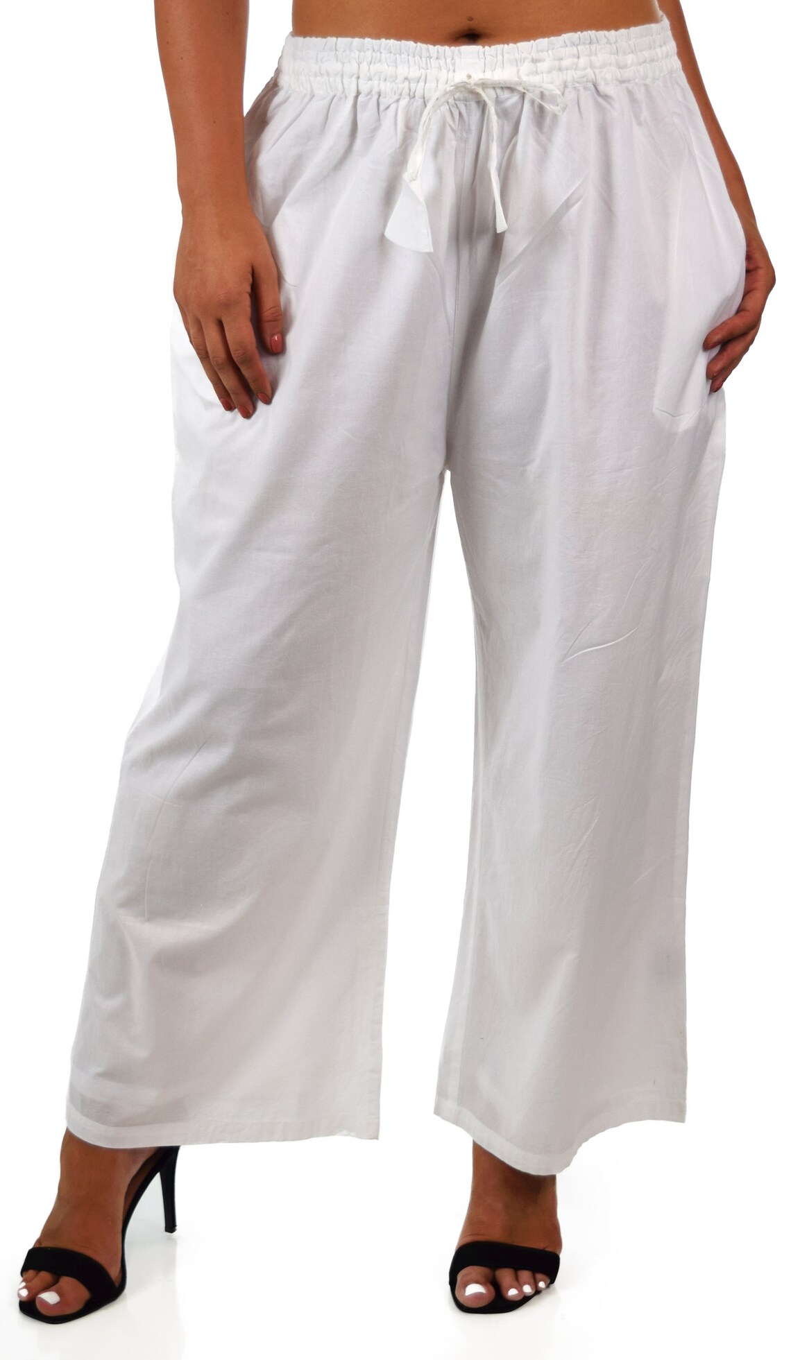 Cotton Pajamas Cotton Pants Women Pajama White Cotton Etsy