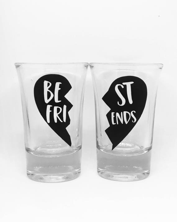 Best Friends Shot Glasses Etsy