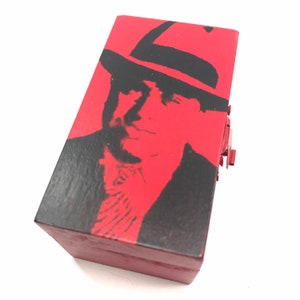 Al Capone Scarface inspired Rocker Mini Box (for jewelry/keys/coins/ransom notes) 4x2,5x2”