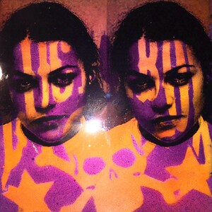 Michelle Rodriguez Celebrity Mugshot 1/100 signed 3D Art