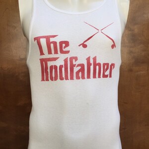 The Rodfather fishing pole Soft Men's Tank Top Singlet Urban Graffiti S M L XL image 2