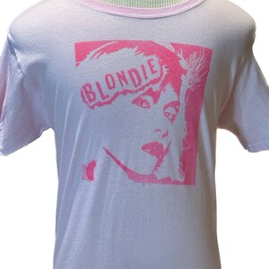 Blondie Debbie Harry inspired t-shirt XL Youth handmade graffiti