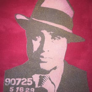 Al Capone Mugshot zachte Unisex Tank Top singlet Urban graffiti S
