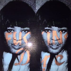 Naomi Campbell: Celebridade Mugshot 1/100 assinada arte 3D