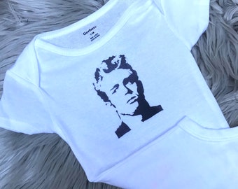 JAMES DEAN inspired Soft baby graffiti GERBER Onesies Unisex 3-6month