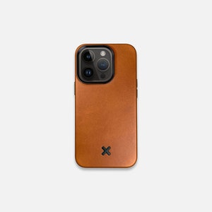 Full Whiskey Leather - MagSafe iPhone Case - iPhone 15/14/Pro/Max/Plus, iPhone 13/Pro/Max/Mini - Made in Canada by Keyway Designs