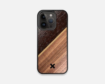 Alium - Real Wood iPhone Case - iPhone 15/14/13/Pro/Max/Plus MagSafe, iPhone 11/12 Pro/Max/Mini - Made in Canada by Keyway Designs