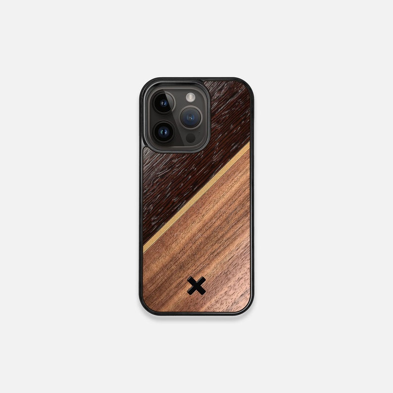 Alium Real Wood iPhone Case iPhone 15/14/13/Pro/Max/Plus MagSafe, iPhone 11/12 Pro/Max/Mini Made in Canada by Keyway Designs image 1
