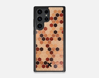 Cellular - Real Wood Phone Case for Samsung - Fits Galaxy S23, S23+, S23 Ultra, S22 & S21 series - Made in Canada by Keyway Designs