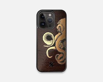 Neon  Handmade and UV Printed Wenge Wood iPhone 6 Case by Keyway