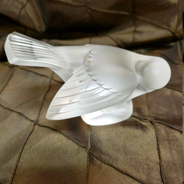 Lalique "Sleeping Lovebird"