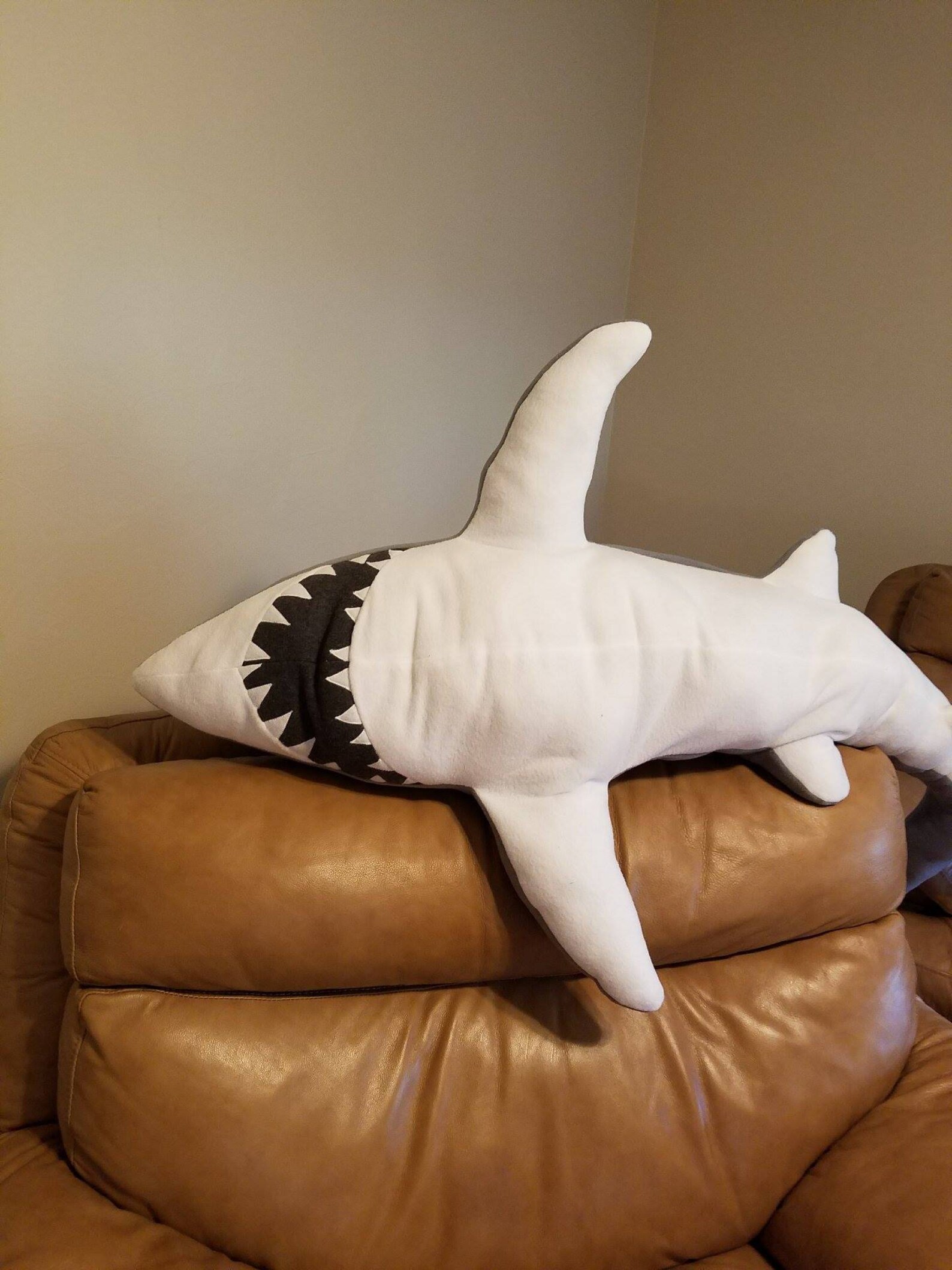 Drew the Shark Body Pillow Etsy