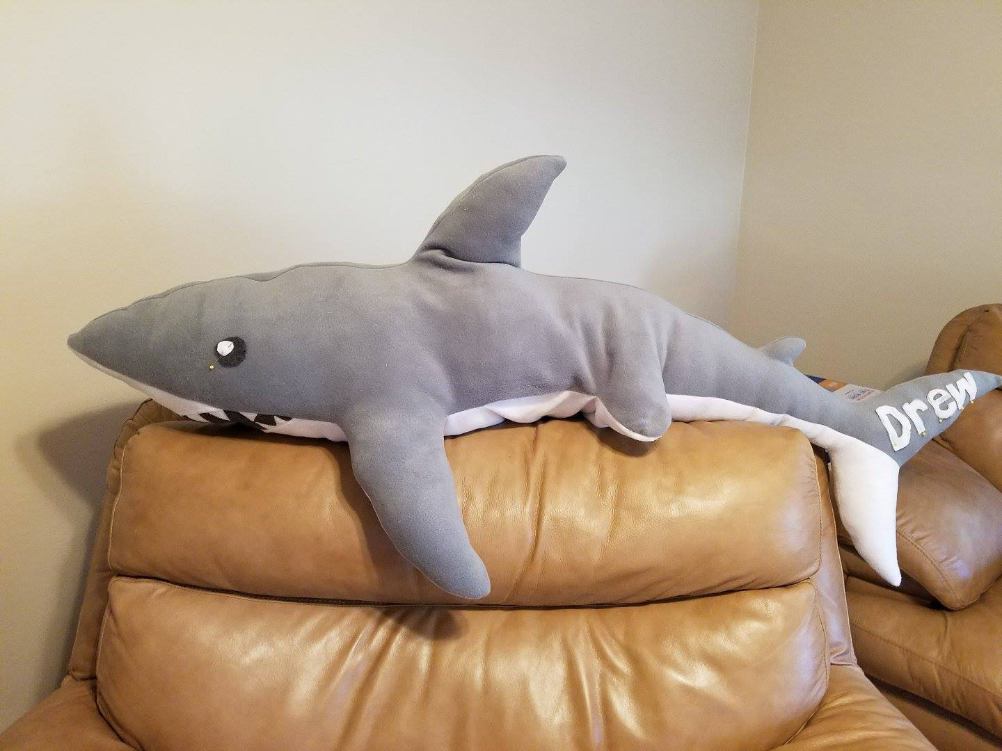 Drew the Shark Body Pillow | Etsy
