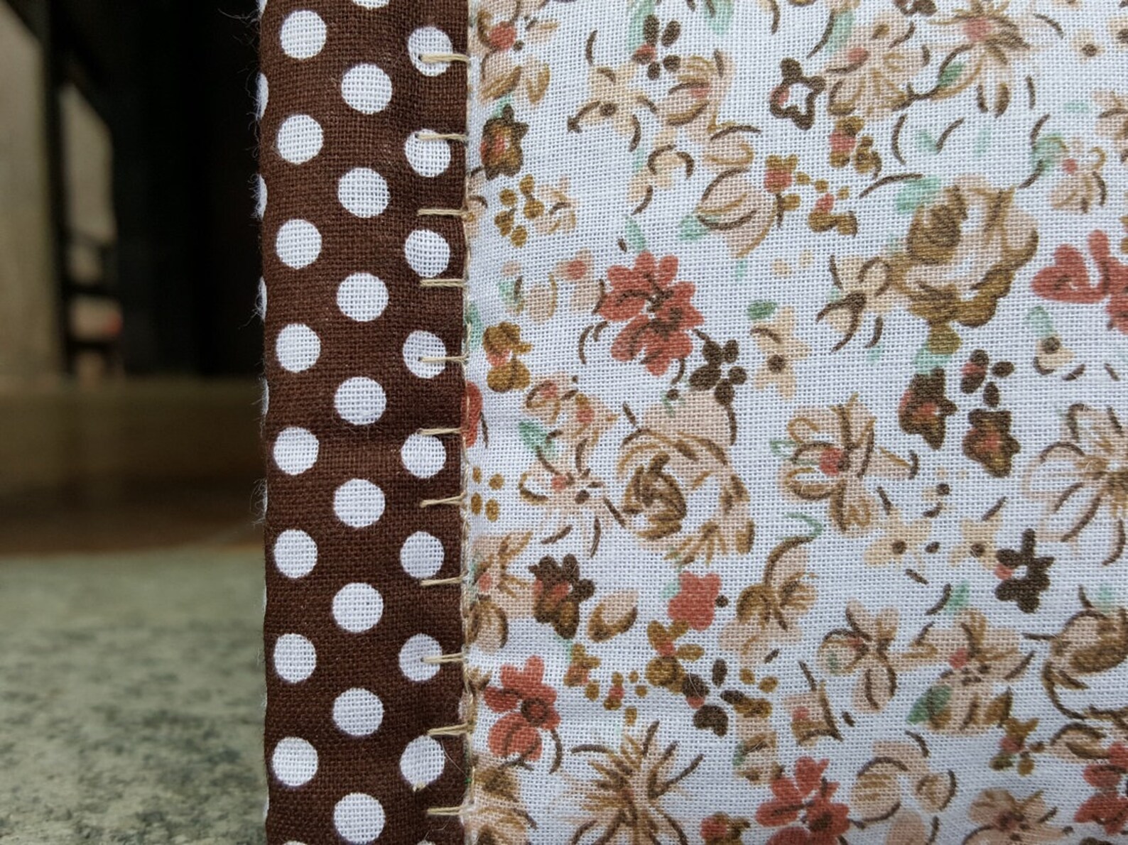 Brown Queen Size Quilt. Beige Modern Bedspread. Colorful Etsy