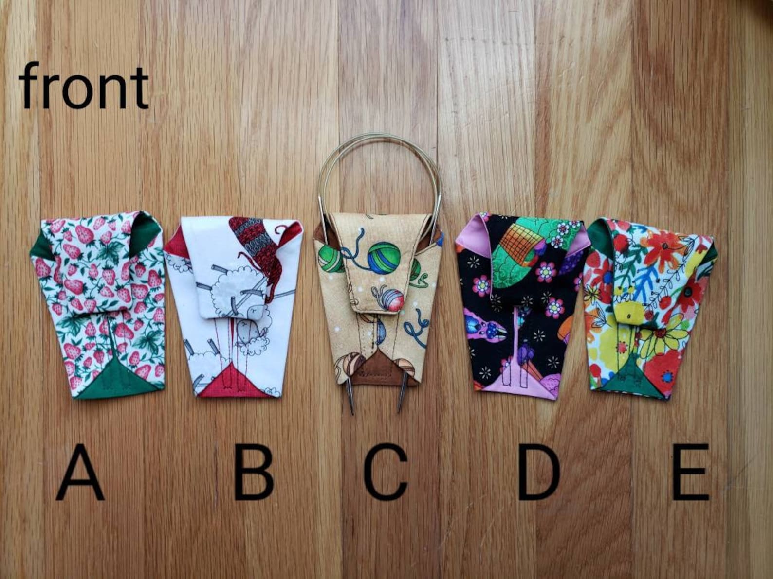 Circular Knitting Needle Keepers Snug Minder Easy Snap Etsy