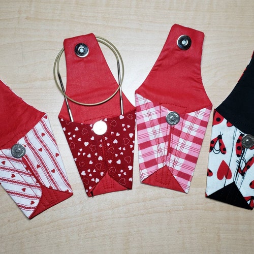 Circular Knitting Needle Keepers Snug Minder Easy Snap Etsy