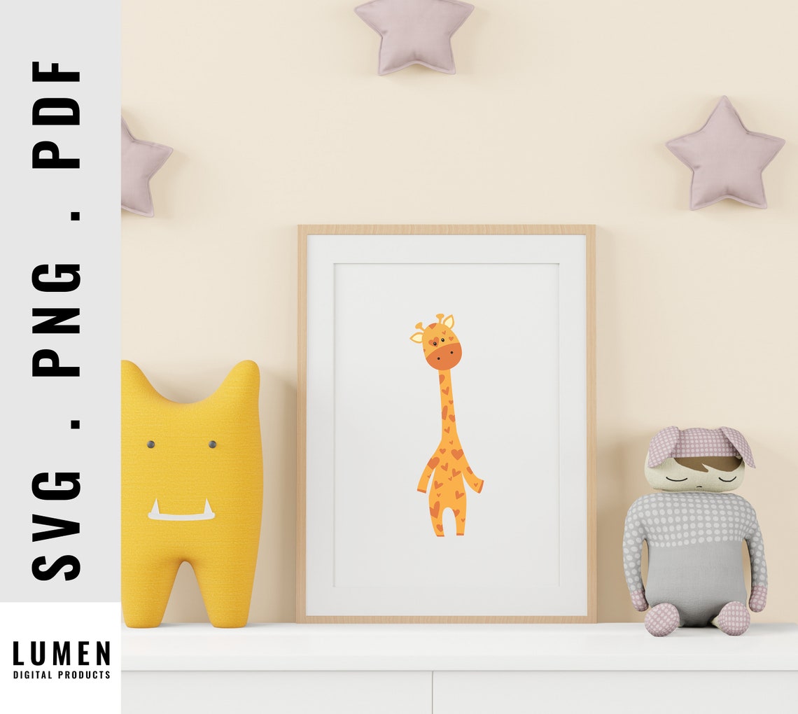 Cute Baby Giraffe SVG Bundle Cut File Baby Giraffe SVG Etsy