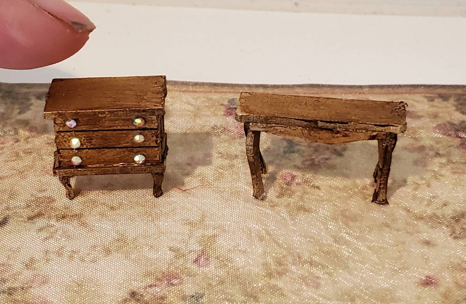 Quarter scale dollhouse miniature furniture Etsy