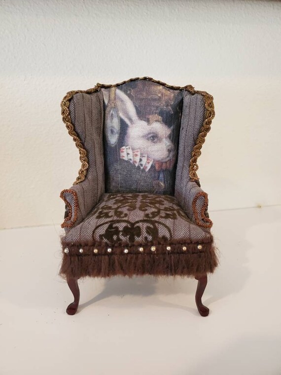 dollhouse wingback chair