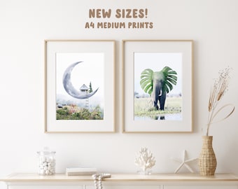 Medium A4 Art Prints: Choose the Print You Like! • Set of Prints Wall Decor • Christmas Gift