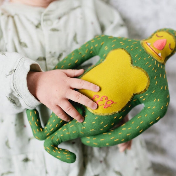 Sasquatch Embroidered Plush Doll