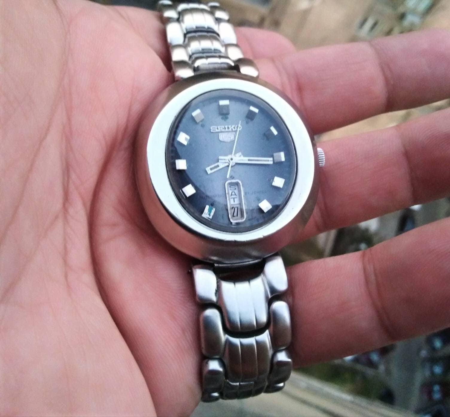 Seiko 5 Diamatic Seiko 6119-5450 Oval Shap Men's | Etsy