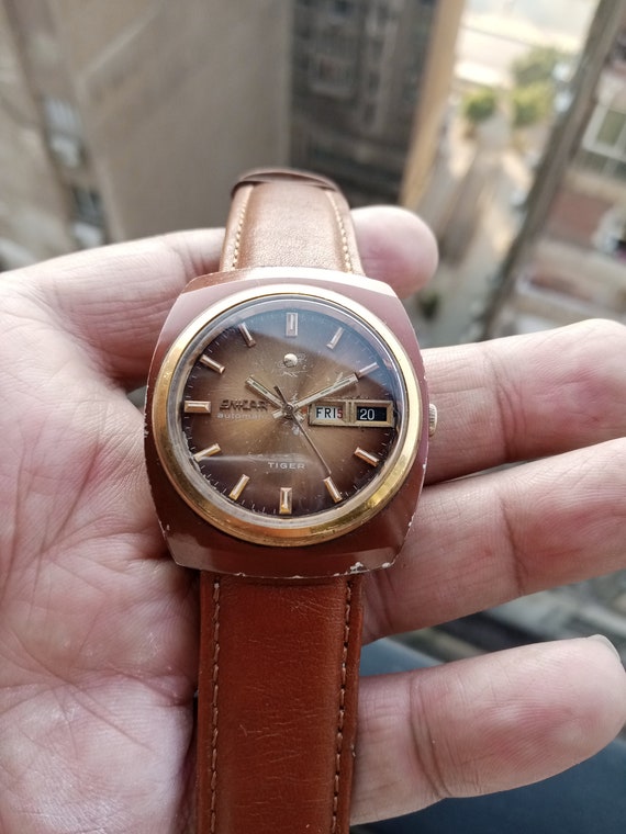 ヴィンテージ ENICAR エニカ 自動巻き TIGER Vintage Enicar Tiger - Etsy Denmark