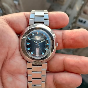Seiko  5 Diamatic, Seiko 6119-5450, oval shap, Men&#39;s Wristwatch, Stainlessteel,