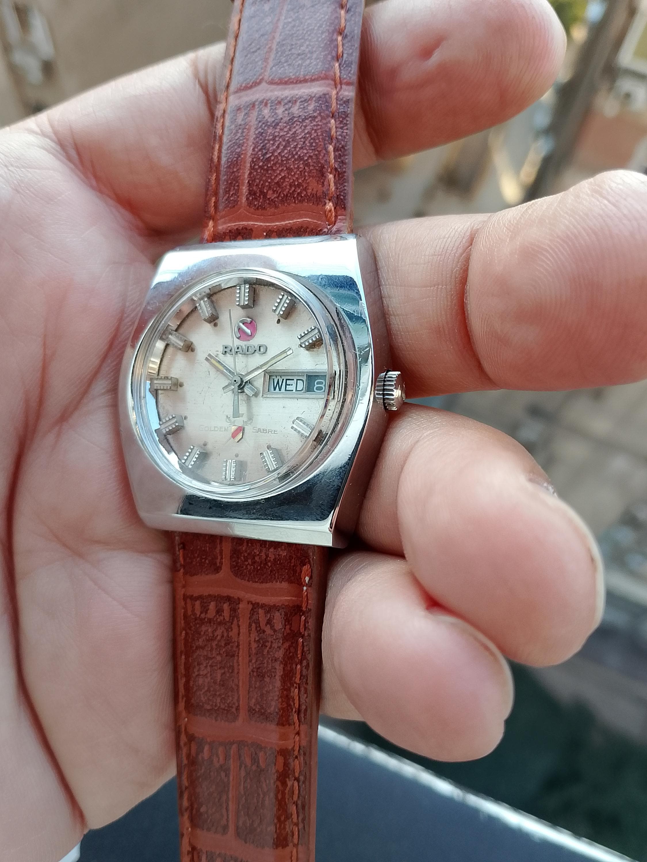 Vintage Rado Golden Saber - Etsy